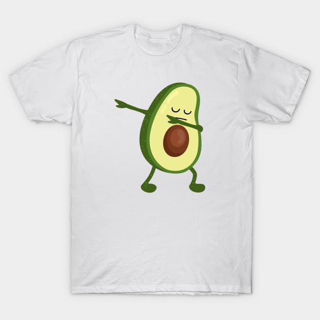 Dabbing Avocado Plant Lover Green Food Funny T Shirt Gift T-Shirt by CheesyB